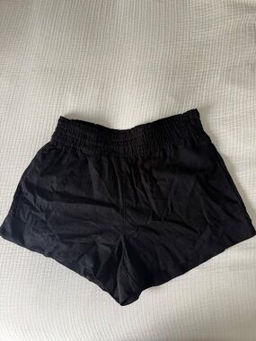 a new day Black Elastic Waist Athletic Shorts